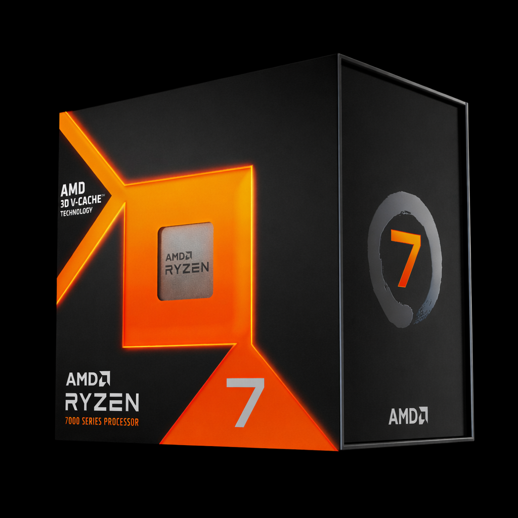 AMD Ryzen 7 7800X3D Processeur avec La Technologie 3D V-Cache (Radeon Graphique Intégré, 8 Cœurs/16 Threads, 120W TDP, Socket AM5, Cache 104 Mo, Jusqu'à 5,0 GHz Fréquence Boost, sans Ventilateur)