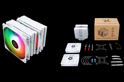 Thermalright Peerless Assassin 120 SE Refroidisseur d'air CPU, PA120 SE, 6 caloducs refroidisseur de CPU, double ventilateur TL-C12C PWM,technologie AGHP, pour AMD AM4 AM5/Intel 1700/1150/1151/1200