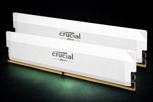 RAM Crucial Pro RAM DDR5 32Go Kit (2x16Go) 6000MHz CL36, Overclocking Gaming