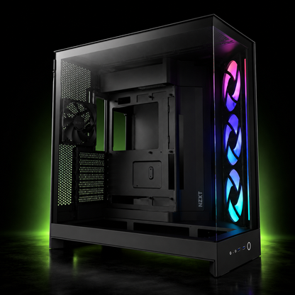 NZXT H9 Flow (2025) — Boîtier Moyen ATX Double Chambre Airflow