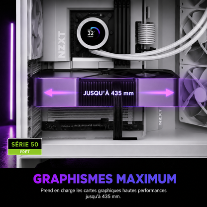 NZXT H9 Flow (2025) — Boîtier Moyen ATX Double Chambre Airflow