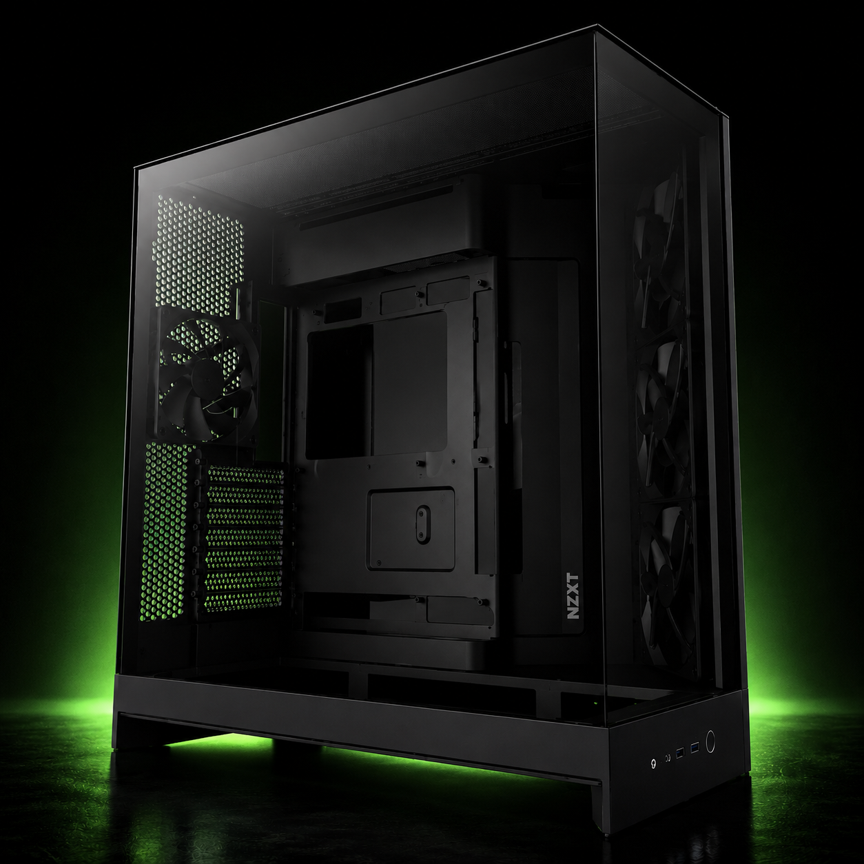 NZXT H9 Flow (2025) — Boîtier Moyen ATX Double Chambre Airflow