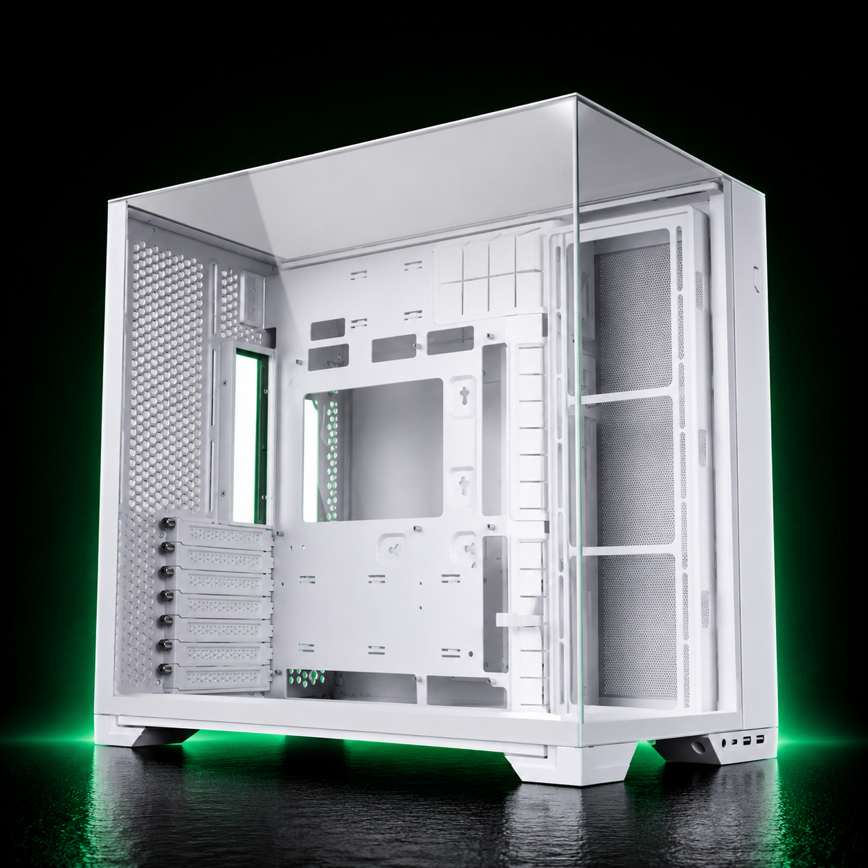 Lian Li O11 Vision Compact — Boîtier Moyen Triple Verre Trempé
