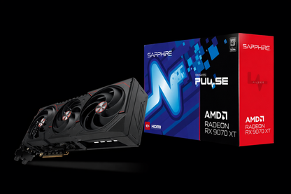 Sapphire Pulse AMD Radeon™ RX 9070 XT Gaming 16GB Dual HDMI/Dual DP