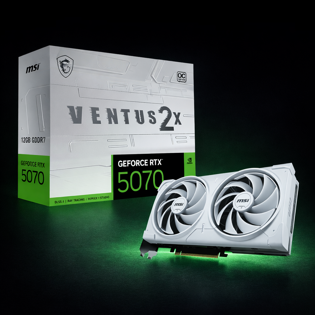 Carte Graphique MSI NVIDIA GeForce RTX 5070 12G Ventus 2X OC